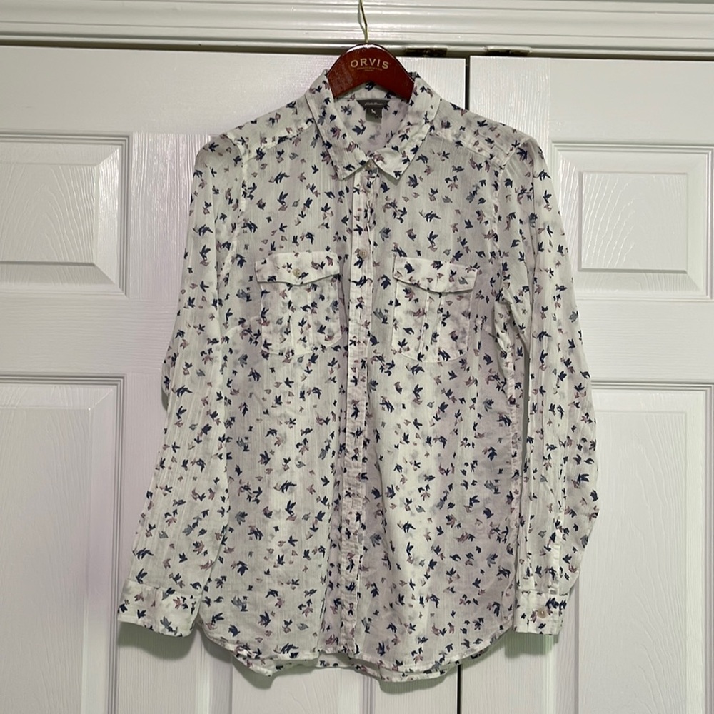 Eddie Bauer light weight spring blouse